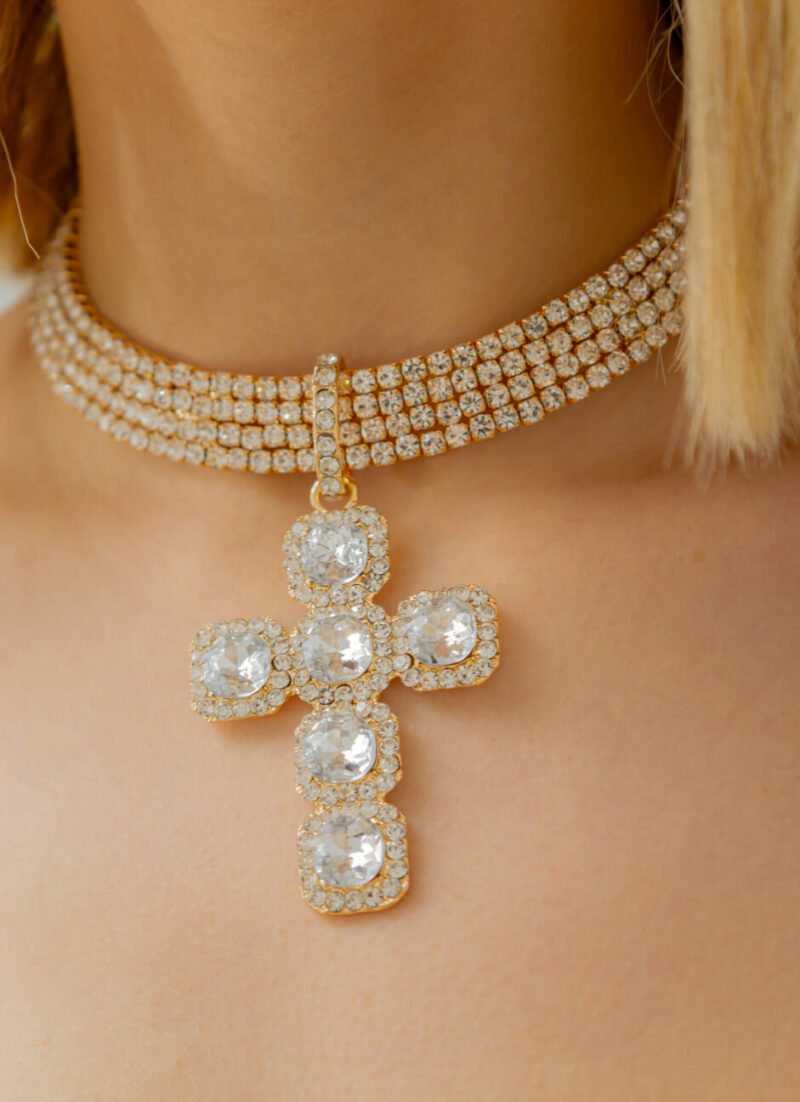 Coralia Necklace Chocker Gold