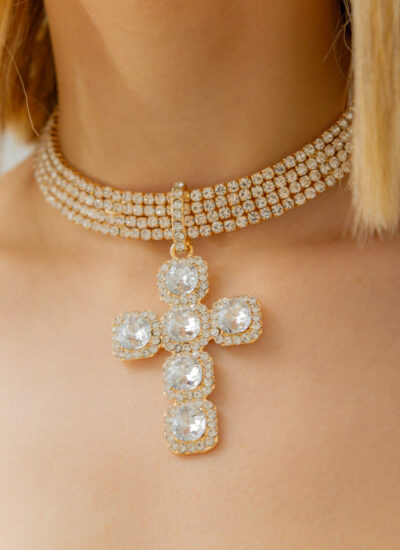 Coralia Necklace Chocker Gold