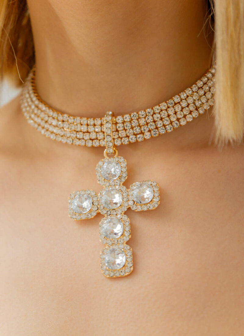 Coralia Necklace Chocker Gold