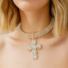 Coralia Necklace Chocker Gold