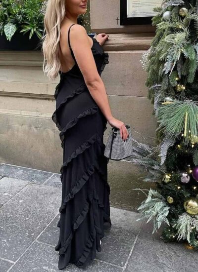 Melin Black Maxi Dress