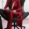 Orsalia Dark Red Jumpsuit