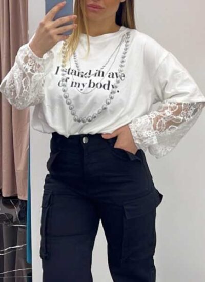 OfMyBody Blouse White