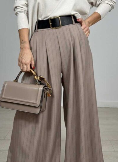 Tina Pants Dark Beige