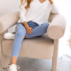 Ducel Denim Leggings Blue