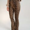 Παντελόνι κολάν καμπάνα με animal print MARC
