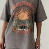Κοντομάνικο βαμβακερό T-Shirt με στάμπα SUMMER
