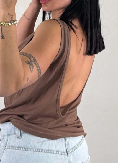 Mandorio Blouse Off Brown