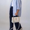 Μακρυμάνικο oversized ριγέ πουκάμισο JASMENA BLUE