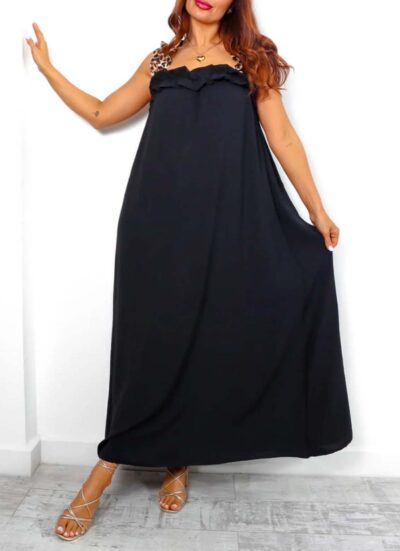 Φόρεμα maxi με animal print BELLIN