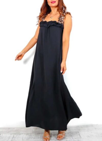Φόρεμα maxi με animal print BELLIN