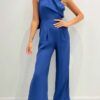 Ολόσωμη φόρμα με έναν ώμο DORI BLUE