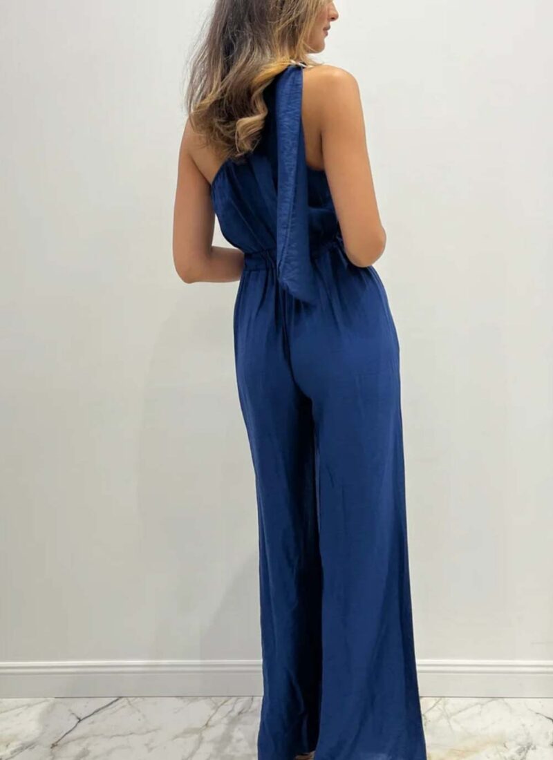 Ολόσωμη φόρμα με έναν ώμο DORI BLUE