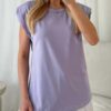 Μπλούζα αμάνικη με βάτες ELIN PURPLE