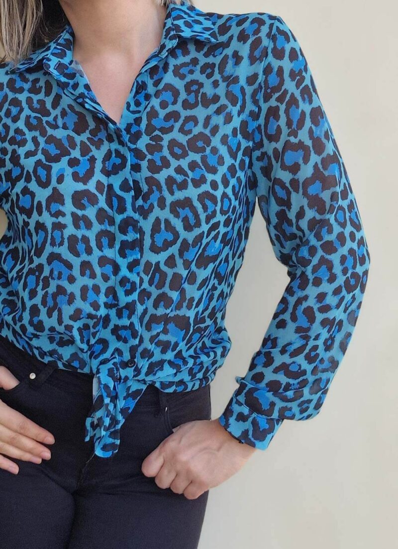 Πουκάμισο με animal print LEONA VERAMAN