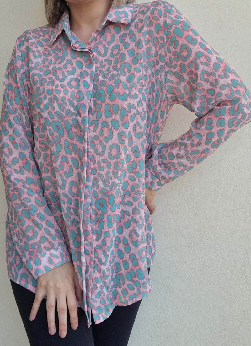 Πουκάμισο με animal print LEONA SOMON