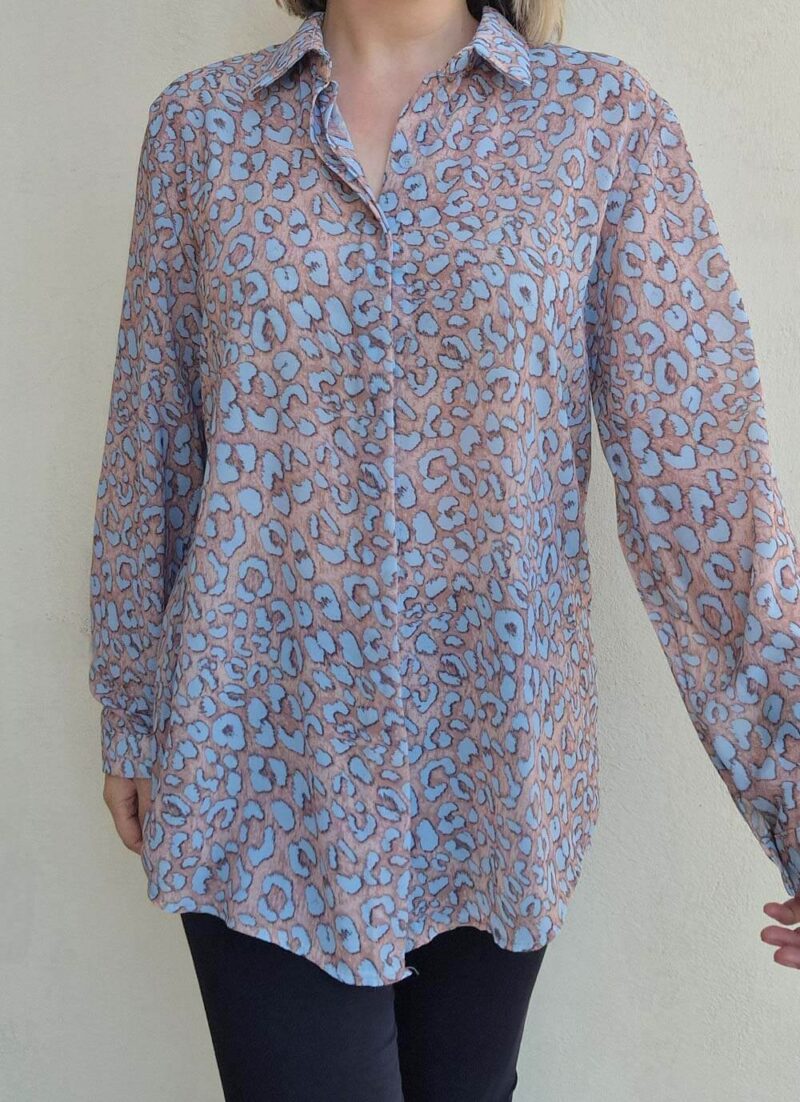 Πουκάμισο με animal print LEONA SIEL