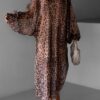 Φόρεμα maxi με animal print THALIA